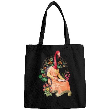 Discover FANCY ART READING DRESSED FLAMINGO Bags