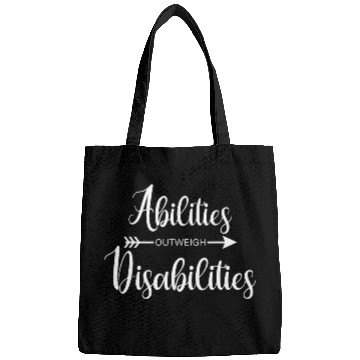 Discover Abilities Outweigh Disabilities Special Education Teacher 2 Bags