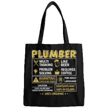Discover Plumber Multi Tasking Like Beer Problem Solving Coffee Bags