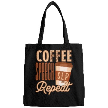 Discover Coffee Speech Language Pathology SLP Speech Pathologist SLPA Bags