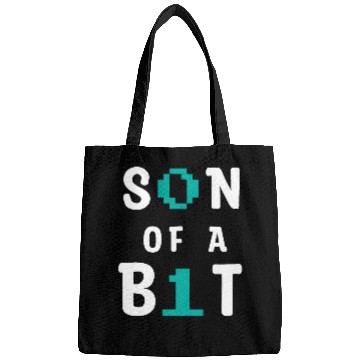Discover Son Of A Bit Computer Science Binary Code IT Tech Programmer 1 Bags