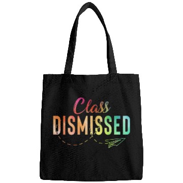 Discover happy last day of school class dismissed teacher or student 1 Bags