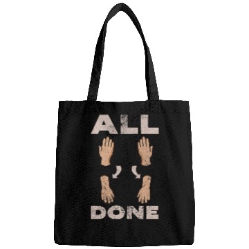 Discover All Done Speech Language Pathologist Speech Therapist Grunge Bags