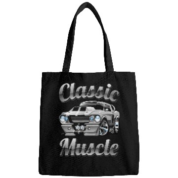Discover Classic Muscle Car Hot Rod Cartoon Bags
