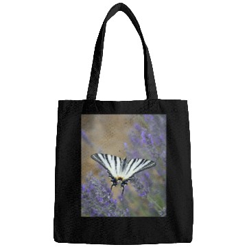 Discover Stunning Swallowtail On Lavender Spike Photograph Bags