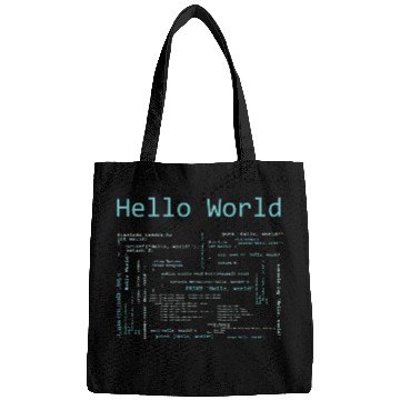 Discover Hello World Computer Programming Languages Computer Science Bags