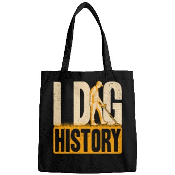 Discover I Dig History Funny Metal Detecting For Men Bags