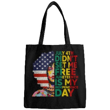Discover Black History Month Juneteenth Dashiki American Flag Bags