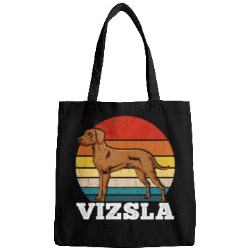 Discover Dog Vizsla Retro Bags