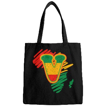 Discover Black History Month Initial Letter V Monogram Name African Bags