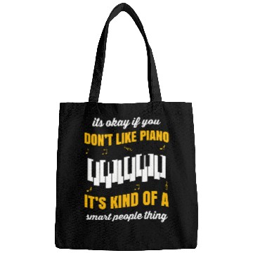 Discover Funny Piano Music gift for orchestra musicians musical instrument Bags