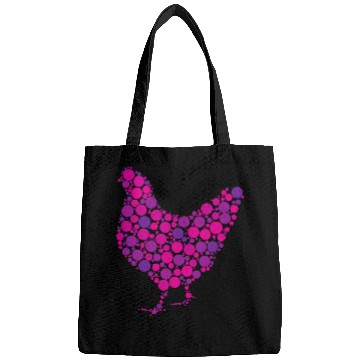 Discover Cute Color Dot chicken Lover chickens International Dot Day Bags