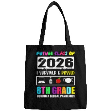 Discover Future Class Of 2026 8th Grade Funny Student Graduation Bags