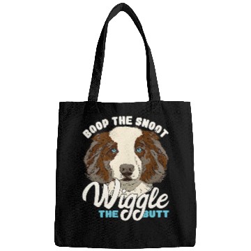 Discover Australian Shepherd Boop The Snoot Butt Wiggle Funny Aussie Bags