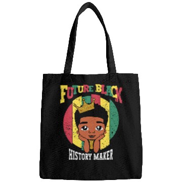 Discover Future Black History Maker Juneteenth Afro Black Boy Cute Bags