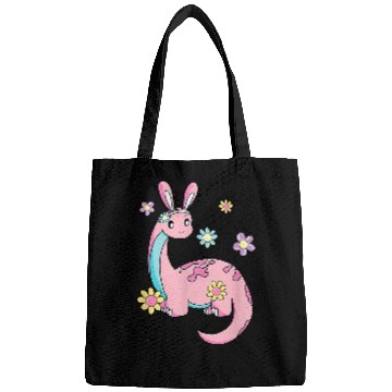 Discover brontosaurus bunny ears egg easter day dinosaur dino boys Bags