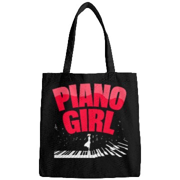 Discover Funny Piano Music Girl Keyboard Musical 2 Bags