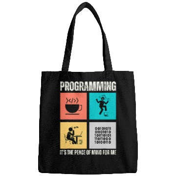 Discover funny Computer Science enthusiast Programming Its The Peace Bags