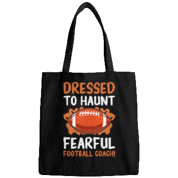 Discover Sport American Football Dressed To Haunt Fearful Football Coachs Halloween 2 2 Bags