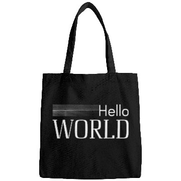 Discover Hello World Coding Computer Scientist Software Developer 3 Bags