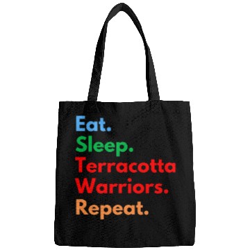 Discover Eat Sleep Terracotta Warriors Repeat for History Lovers Bags