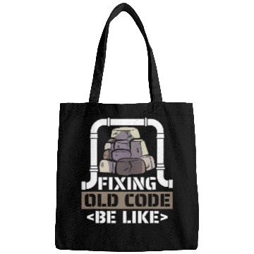Discover Programmer Software Engineer Programming Coder Funny Coding Bags