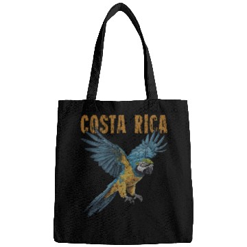 Discover Costa Rica Macaw Pura Vida  Animals Nature Pura Vida Bags