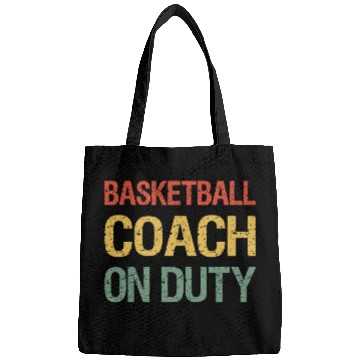 Discover Funny Basketball Coachs On Duty Proud Assistant Basketball Coach Bags