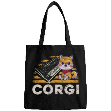Discover Corgi Keyboard Analog Dog Synthesizer Bags