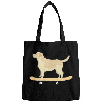 Discover Funny Labrador Skateboarding Dog T Gift Bags