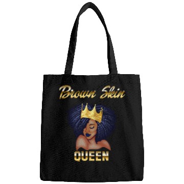 Discover Brown Skin Queen Afro Pride Bags