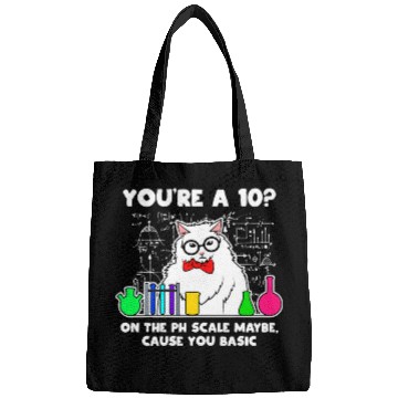 Discover Funny Meme Cats Scientist Physics Chemistry Nerd Bags