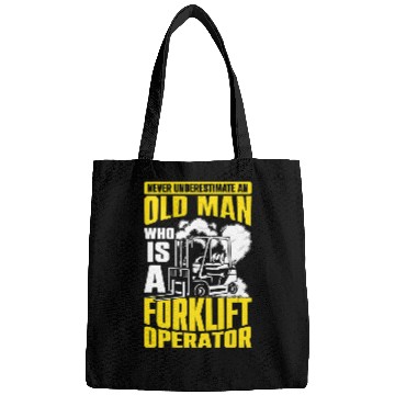 Discover Funny Forklift operator Warehouse Worker Forklifts Driver 6 Bags