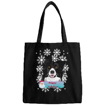 Discover Border Collie Pet Happy Holidays Herding Bags