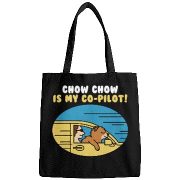 Discover Chow Chow Pet Is My CoPilot Bags