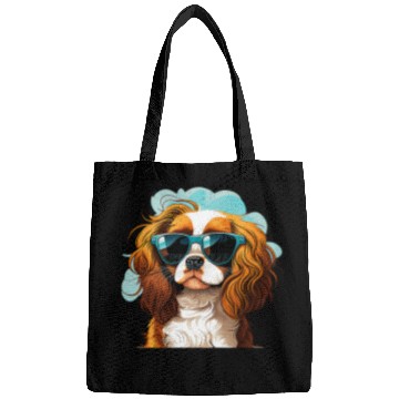 Discover Cavalier Pet Funny Cavalier King Charles Spaniel Cute Cool Sunglasses 3 Bags