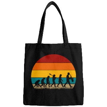 Discover Funny Saxophone Retro Saxophone Evolution Bags