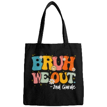 Discover Cute End Of School Year Teacher Bruh We Out Second Grade Bags