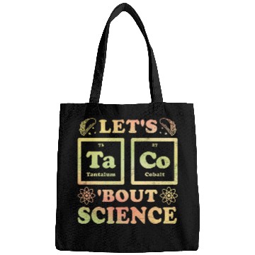 Discover Funny Lets Tacos Bout Science Scientist Teacher 3 Bags