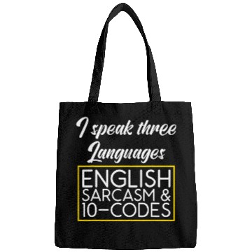 Discover 911 Dispatcher Funny Dispatch 10Codes Bags