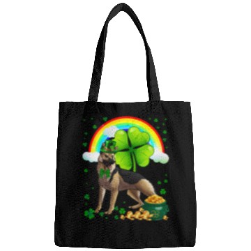 Discover GSD St Patricks Day German Shepherd Shamrock Pet Dog Lover 31 German Shepherd Dog Dog Bags