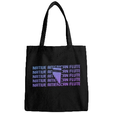 Discover Funny Flute Retro vintages Classic Native American Flute Flutist Bags
