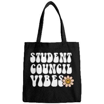 Discover Groovy Student Council Vibes School Student Teacher 1 Bags