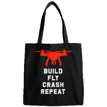 Discover Drone Pilot Build Fly Crash Repeat Bags