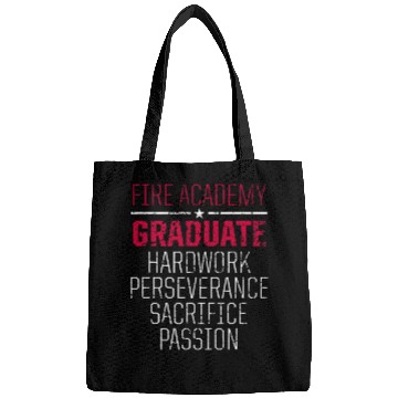 Discover Academy Student Hardwork Fireman Graduation Bags