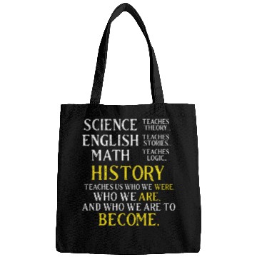 Discover History Lover Gift for Student Professor History Buff Bags