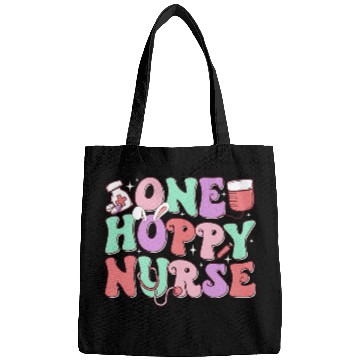 Discover Groovy One Hoppy nurses Bunny Spring Easter Nursing RN NICU 2 Bags