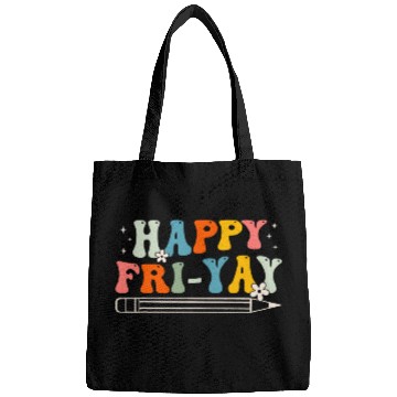 Discover Friyay Teacher Happy Friday Weekend Funny Teacher Bags