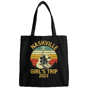 Discover Funny Guitar Nashville Girls Trip s Music City Boots Hat Guitarist Bags