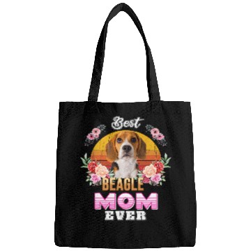 Discover Beagle Pet Vintage bests Beagle Mom Ever Mothers Day For Dog Mom Bags
